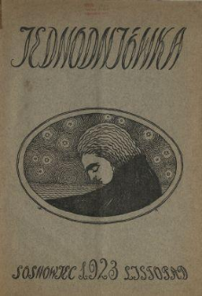 Jednodniówka Tow. Art. Lit. w Zagłębiu Sosnowiec : listopad 1923.