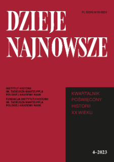 Znaczenie Bliskiego Wschodu w dyskursie polskiej emigracji w obliczu zagrożenia III wojną światową w latach 1945–1956