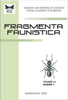 Fragmenta Faunistica vol. 66 no. 2 (2023) - contents
