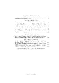 Pamiętnik Literacki, Z. 2 (2003), Contents of the fascicle