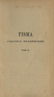 Pisma Zygmunta Krasińskiego. T. 2