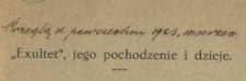 "Exultet", jego pochodzenie i dzieje