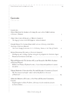 "Napis" special issue (2024), Contents