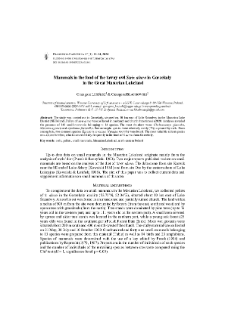 Mammals in the food of the tawny owl Strix aluco in Gorzekały in the Great Masurian Lakeland