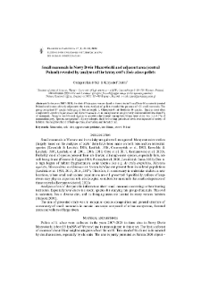 Small mammals in Nowy Dwór Mazowiecki and adjacent area (central Poland) revealed by analyses of the tawny owl’s Strix aluco pellets