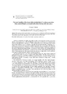 Two new localities of the lesser white-toothed shrew Crocidura suaveolens from central Poland as revealed in the diet of tawny owls Strix aluco