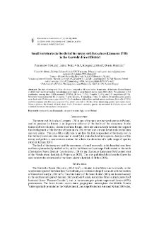 Small vertebrates in the diet of the tawny owl Strix aluco (Linnaeus 1758) in the Garwolin Forest District