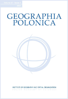 Geographia Polonica Vol. 97 No. 4 (2024), Contents