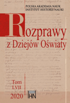 The ancient paradigm and the challenges of modernity : classical antiquity in civil architectural education in the constitutional Kingdom of Poland (1815–1830)