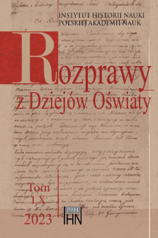 Education in refugee camps from Soviet Russia and polish settlements in Africa in 1942–1946. : a study of youth upbringing based on the example of Karolina Kaczorowska née Mariampolska