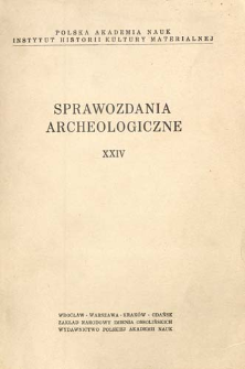 Badania wykopaliskowe w Pruszczu Gdańskim, pow. Gdańsk, na cmentarzysku z okresów późnolateńskiego i wpływów rzymskich