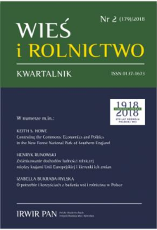 Wzorce konsumpcji właścicieli drugich domów i ich znaczenie dla wielofunkcyjności wsi