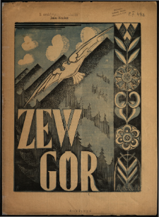 Zew Gór : organ młodzieży szkół średnich w Nowym Sączu 1938 N.38