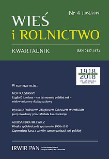 Wiejska spółdzielczość spożywców 1900−1939. Zapomniana karta z dziejów samoorganizacji wsi polskiej