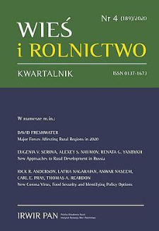 Wpływ zmian klimatu na rozwój rolnictwa i obszarów wiejskich w perspektywie roku 2030