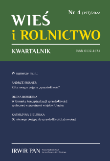 W kierunku konceptualizacji sprawiedliwości społecznej w przestrzeni wiejskiej Ukrainy