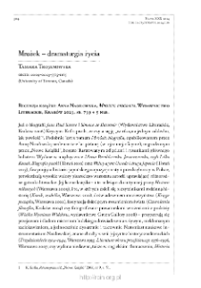 Mrożek - dramaturgia życia.(rec. książki: A. Nasiłowska, Mrożek. Biografia, Kraków 2023).