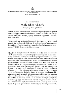 Wiele oblicz Voltaire’a