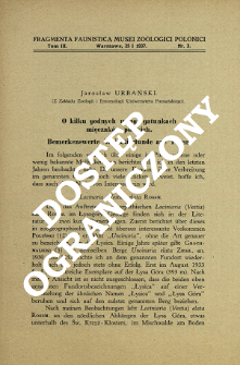 O kilku godnych uwagi gatunkach mięczaków polskich = Bemerkenswerte Weichtierfunde aus Polen