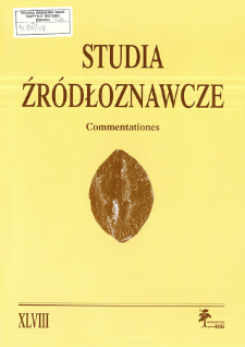 Obrazy na monetach. Kilka uwag o rozprawie Witolda Garbaczewskiego, "Ikonografia monet piastowskich 1173 - ok. 1280"
