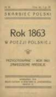 Rok 1863 w poezji polskiej : przygotowanie, rok 1863, zawiedzione nadzieje