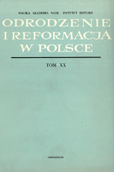 Sytuacja prawno-polityczna kalwinizmu litewskiego w drugiej połowie XVII wieku