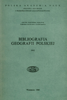 Bibliografia Geografii Polskiej 1982