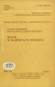 Wiatr w Karpatach polskich = Wind in the Polish Carpathian mountains