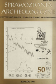 Chronologia absolutna grupy krakowsko-sandomierskiej kultury ceramiki sznurowej na podstawie danych z cmentarzyska w Żernikach Górnych