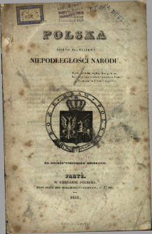 Polska : dzieło poświęcone niepodległości narodu 1836