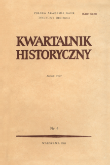 Kwartalnik Historyczny R. 94 nr 4 (1987), In memoriam