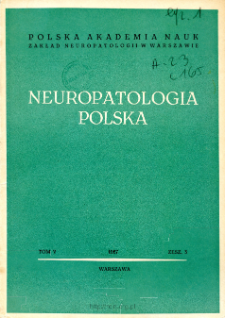 Neuropatologia Polska T.5 z.3 (1967)