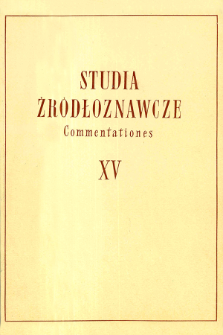 Problemy wydawnictwa źródeł do stosunków polsko-radzieckich