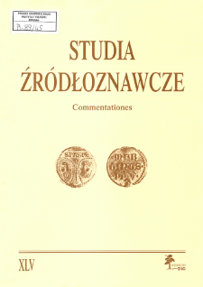 Blisko źródła czy Czytelnika? : refleksje na marginesie edycji rachunków szpitalnych z 1495 roku