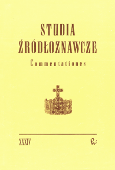 Studia Źródłoznawcze = Commentationes T. 34 (1993), Recenzje