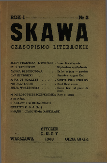 Skawa : czasopismo literackie 1939 N.2