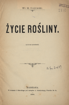 Życie rośliny