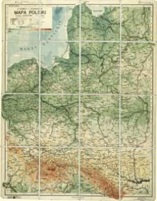 Mapa Polski : podziałka 1:2 500 000
