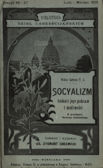 Socyalizm, badanie jego podstaw i możliwości