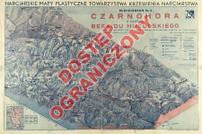 Narciarskie mapy plastyczne Towarzystwa Krzewienia Narciarstwa. Blokdiagram. Nr. 5, Czarnohora z częścią Beskidu Huculskiego