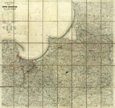 Ravenstein's Karte der Provinz Ost -Preussen und der Freien Stadt Danzig
