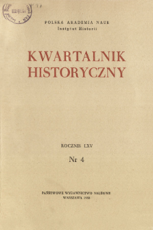 Kwartalnik Historyczny R. 65 nr 4 (1958), Życie naukowe za granicą