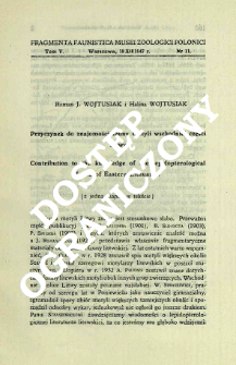 Przyczynek do znajomości fauny motyli wschodniej części Litwy = Contribution to the knowledge of the lepidopterological fauna of Eastern Lithuania