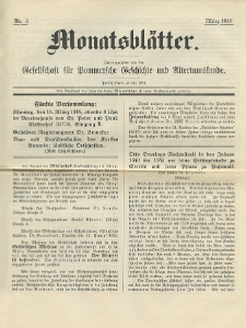 Monatsblätter Jhrg. 32, H. 3 (1918)