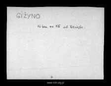 Giżyno. Kartoteka powiatu niedzborskiego w średniowieczu. Kartoteka Słownika historyczno-geograficznego Mazowsza w średniowieczu