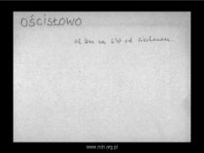 Ościsłowo. Files of Niedzborz district in the Middle Ages. Files of Historico-Geographical Dictionary of Masovia in the Middle Ages