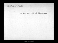 Ujazdowo. Files of Niedzborz district in the Middle Ages. Files of Historico-Geographical Dictionary of Masovia in the Middle Ages