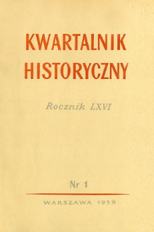 Kwartalnik Historyczny R. 66 nr 1 (1959), Życie naukowe za granicą