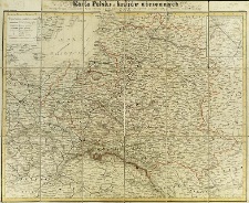 Karta Polski i krajów ościennych ze szczególnym oznaczeniem kolei żelaznych, gościńców, telegrafów, zdrojowisk i źródeł nafty