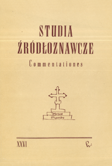 Nekrolog lubiąski : próba krytyki przekazu